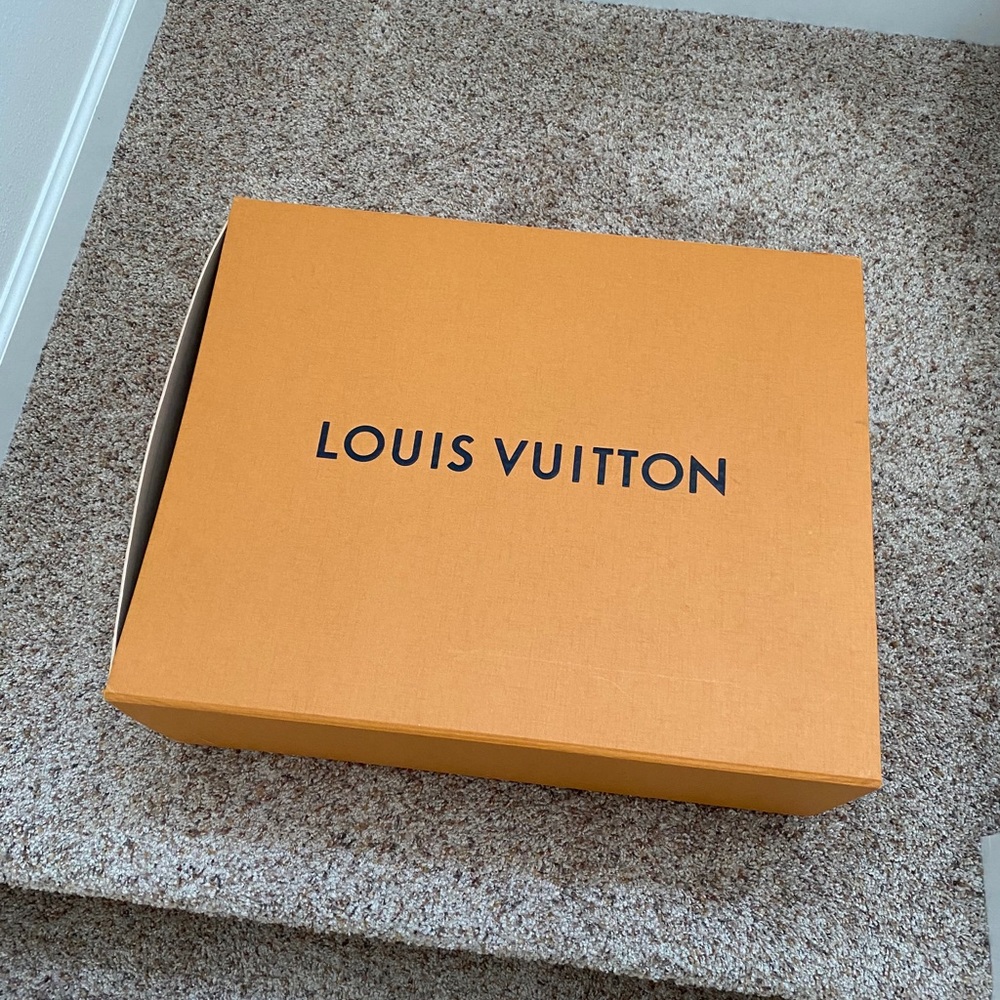 Large empty Louis Vuitton box
